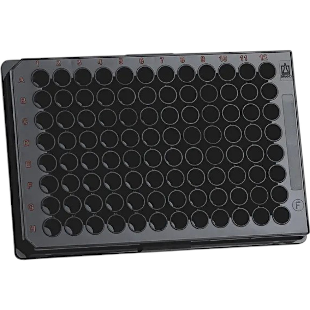 781968 | 96 Well Plates, Black, cellGrade, F-Bottom (pack of 50)